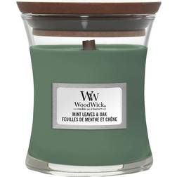 Woodwick Mint Leaves & Oak Doftljus 85g