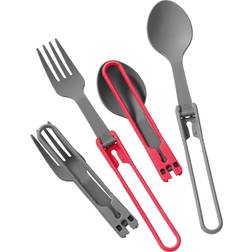 MSR Utensil Set 2 sked 2 gaffel Hopfälltbart bestickset