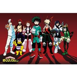 GB Eye My Hero Academia Line Up '61X91.5Cm' Tavla