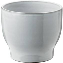 Knabstrup Keramik outdoor flower pot Ø14.5 cm white Vase