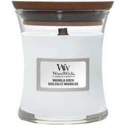 Woodwick Magnolia Birch Mini Duftlys