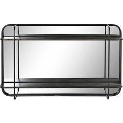 Dkd Home Decor Svart Metall (80 x 12 x 50 cm) Väggspegel