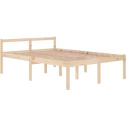 vidaXL Solid Pine 70.5cm Sengeramme 140x200cm