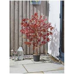 Smart Garden Solar Red Acer Tree 120 Cm Christmas Tree