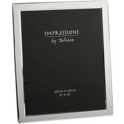 Impressions Silverplated Flat Edge 8"x10" Photo Frame