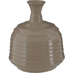 Premier Housewares Complements Ceramic Medium Ribbed Taupe Vase