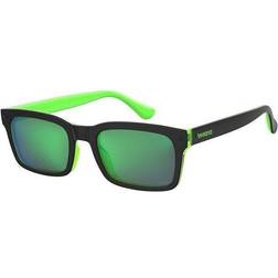 Havaianas Caetano 7ZJ Sunglasses - Black/Green