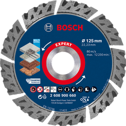 Bosch Accessories 2608900660 EXPERT MultiMaterial Diamond cutting disc Diameter 125 mm 1 pc(s)