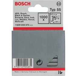 Bosch Häftklammer 6x19 mm; 1000 vnt.; tipas 55; stål