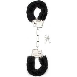 Shots Toys Furry Handcuffs Red