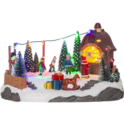 Star Trading Scenery Iceville Little Skating Rink Weihnachtsdorf 27cm