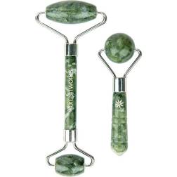 Brushworks Jade Roller &amp; Globe Set 2 pcs