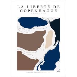 and Frame La Liberté De Copenhague 2019 002 (30 x 40 cm Plakat