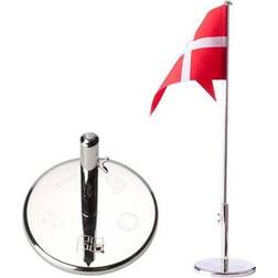 Nordahl Andersen Flag pole with engraved baptismal foot Dekorationsfigur