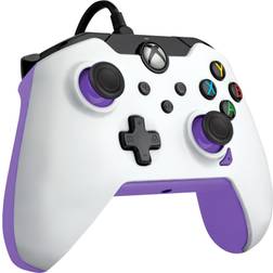 PDP Systems Manette filaire pour Xbox et PC Blanc et violet