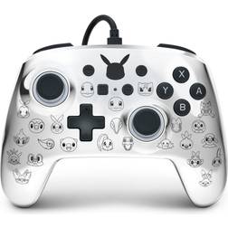 PowerA Enhanced Wired Controller Manette de jeu filaire Pikachu noir et argenté pour Nintendo Switch, Nintendo Switch Lite