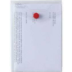 Snopake 13293 Polyfile Portrait Wallet File Polypropylene A6 Clear (Pack 5)
