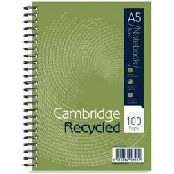 Cambridge Recycled Notebook Wirebound 70gsm Ruled Perf Punched 2