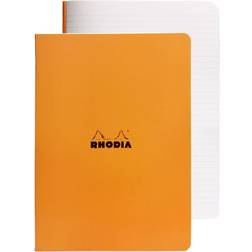 Clairefontaine Staplebound Notebooks ruled, orange cover 6 in. x 8 1 4 in. 48 sheets