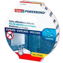 TESA Powerbond Cinta Doble Cara Espejos 5 m x 19 mm