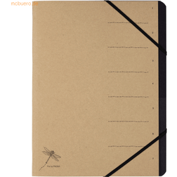 Pagna PAGNA sorteringsmappe "Pure" 7 rum, naturpap
