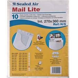 Mail Lite Busta imbottita Mail Lite H (27 x 36 cm) bianco Sealed Air conf. 10 pezzi
