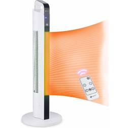 PureMate 2000W Oscillating Ceramic Tower Fan Heater