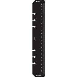 Filofax A5 Ruler page marker black refill 5015142020255