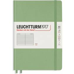 Leuchtturm1917 Leuchtturm1917 Notizbuch Medium Hardcover A5 Salbei, liniert
