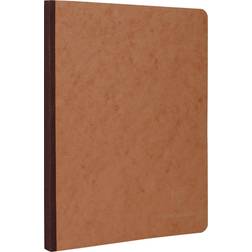 Clairefontaine Cloth-bound Notebooks 6 in. x 8 1 4 in. ruled, tan cover, elastic closure 96 sheets