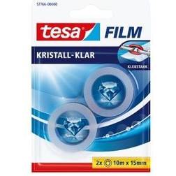 TESA 57766-00000-14 Nastro Adesivo Film Cristallino Trasparente L x 10 m x 15 mm 2 pz