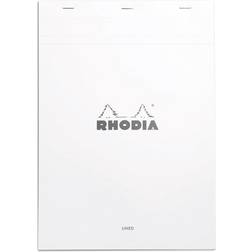 Rhodia Block Hvid No.18 Linjeret