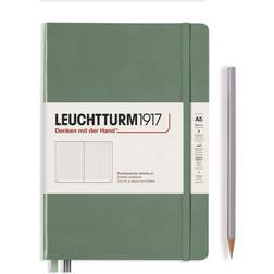 Leuchtturm1917 Leuchtturm1917 Notebook A5 Medium Dotted Olive