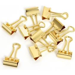 Papirclips guld 19 mm 10-pak