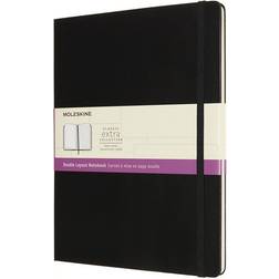 Moleskine Classic Hard Cover Double Layout XL Black