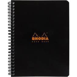 Note Book Classic Reliure Intégrale 16 x 21 Ligné 160 Pages Détachable Couverture Noire