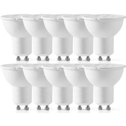 Nedis LEDBGU10P16WT3x10 4.8W 345 Lumen 2700K Warm White LED Bulb-GU10, 10
