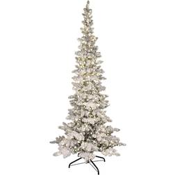 Puleo International 7.5ft. Pre-Lit Whistler Pine Artificial Christmas Tree 228.6cm