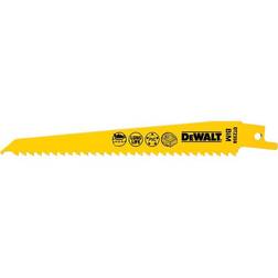 Dewalt Sabre Blade Fast Cuts Wood with Nails Plastics 152mm Pack of 5