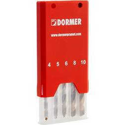 Dormer A08910 A002 HSS TIN Coated Tip Jobber 5 Piece Drill Set