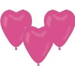 GMR Latex balloons Hearts pink 50 pcs. Universal