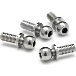 HPI Racing Ball 4.7X6.5mm (4-40/Hex Socket/Silver/4Pcs)