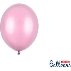 PartyDeco METALLIC PINK BALLONER 5" 100 STK