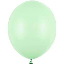 PartyDeco Miniballoner Ekstra Stærke Pistacie Pastel 100-pak