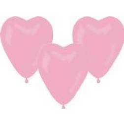 Generique GMR Latex balloons Hearts light pink 50 pcs. Universal