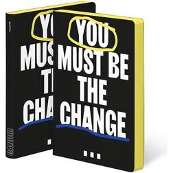 Nuuna Notebook Graphic L You Must Be The Change