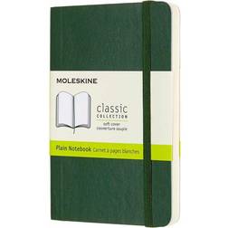 Moleskine Classic Soft Cover Notebooks myrtle green 3 1 2 in. x 5 1 2 in. 192 pages, unlined