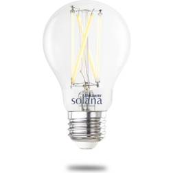 Bulbrite Clear Smart LED A19 60 Watt Equivalent Standard Base Tunable Color Temperature 800 Lumens Smart Home Light Bulb