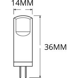 Osram LED lampa 2700K 200lm G4 1,8W 4058075622692