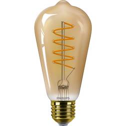 Philips Master Value LED Standard Dæmpbar 4W E27 ST64 Guld Spiral 250lm